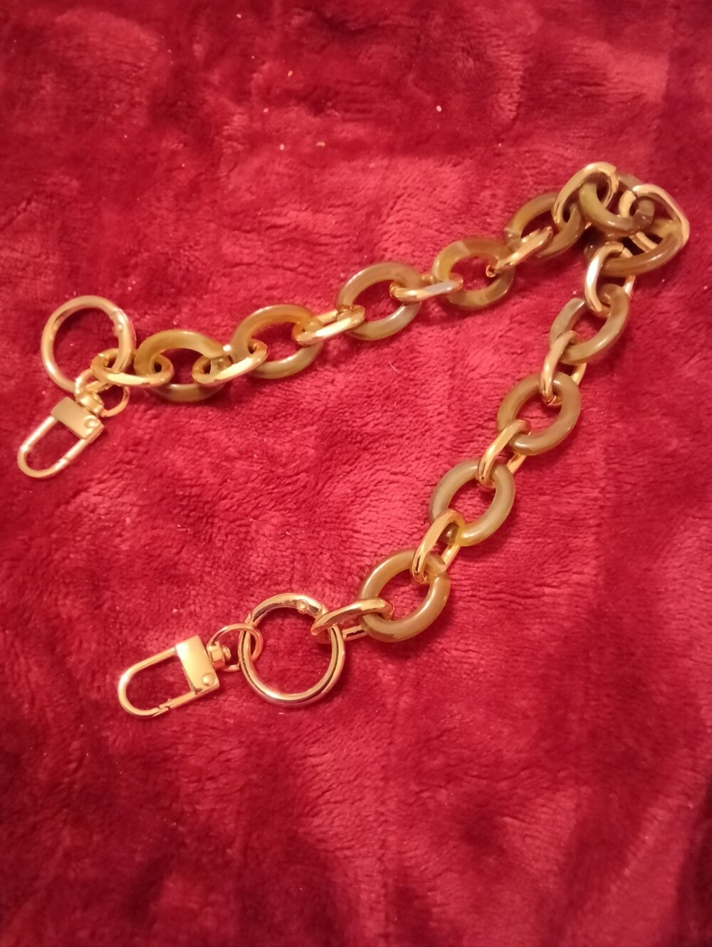 Gold Chain-Link Strap for Women's 🫩